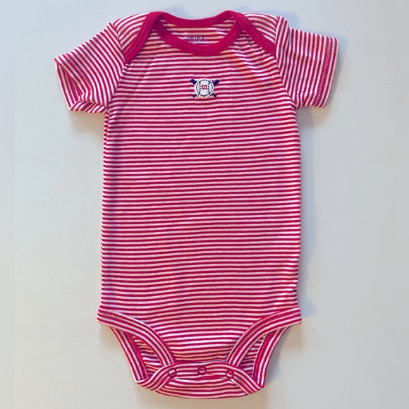 Carters Baby Boy 3 Piece Striped Bodysuit Set - Picture 8 of 11